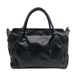 Elliot Lucca Black Leather Handbag